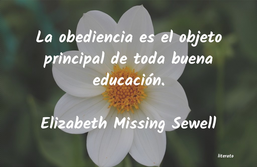 frases de Elizabeth Missing Sewell