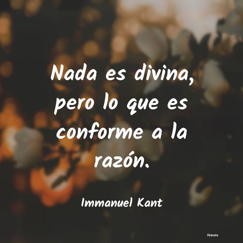 Frases de Immanuel Kant