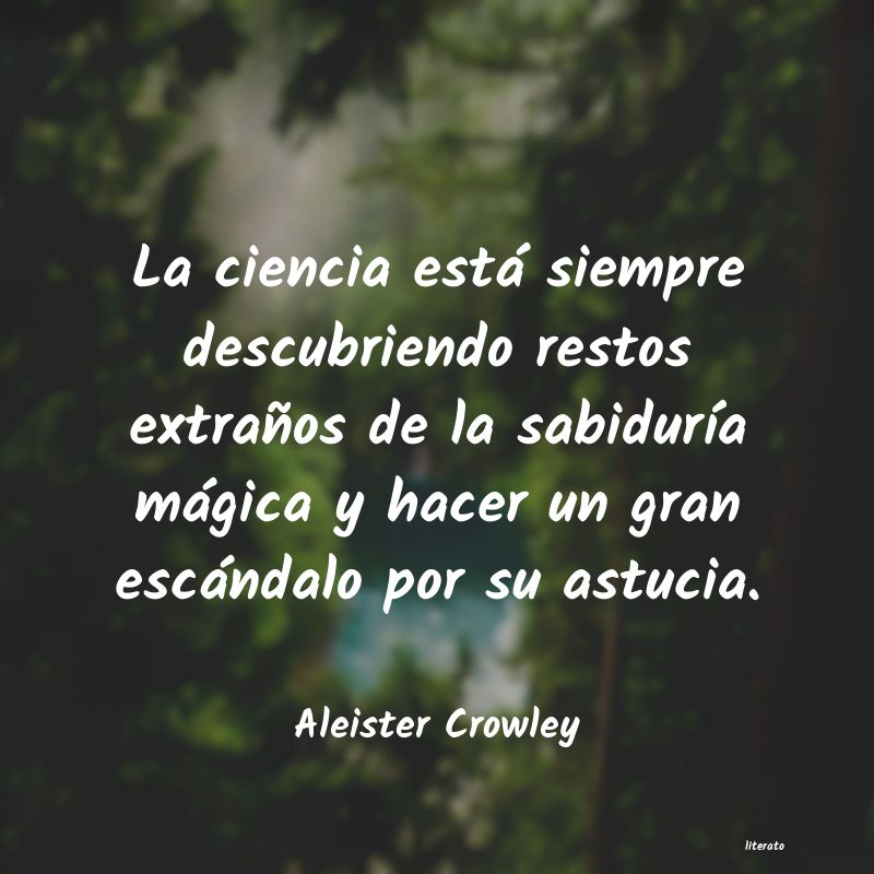 Frases de Aleister Crowley