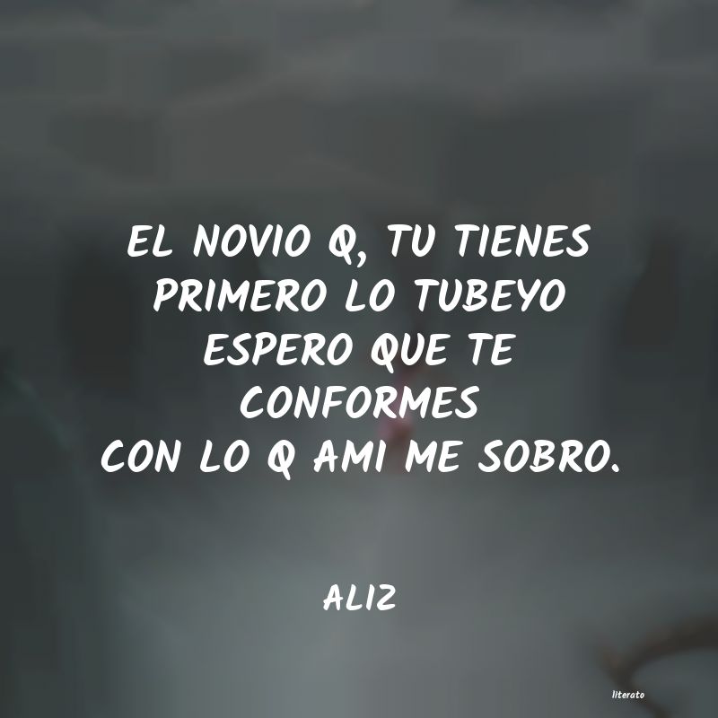 Frases de ALIZ