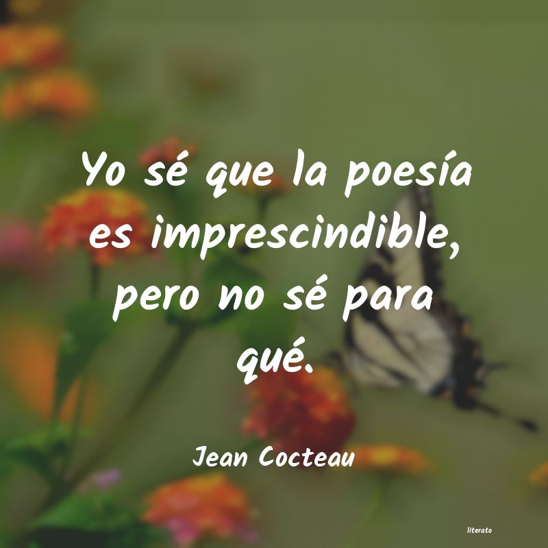 Frases de Jean Cocteau