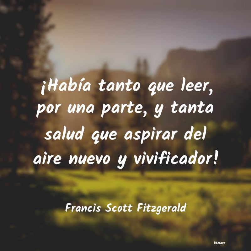 Frases de Francis Scott Fitzgerald