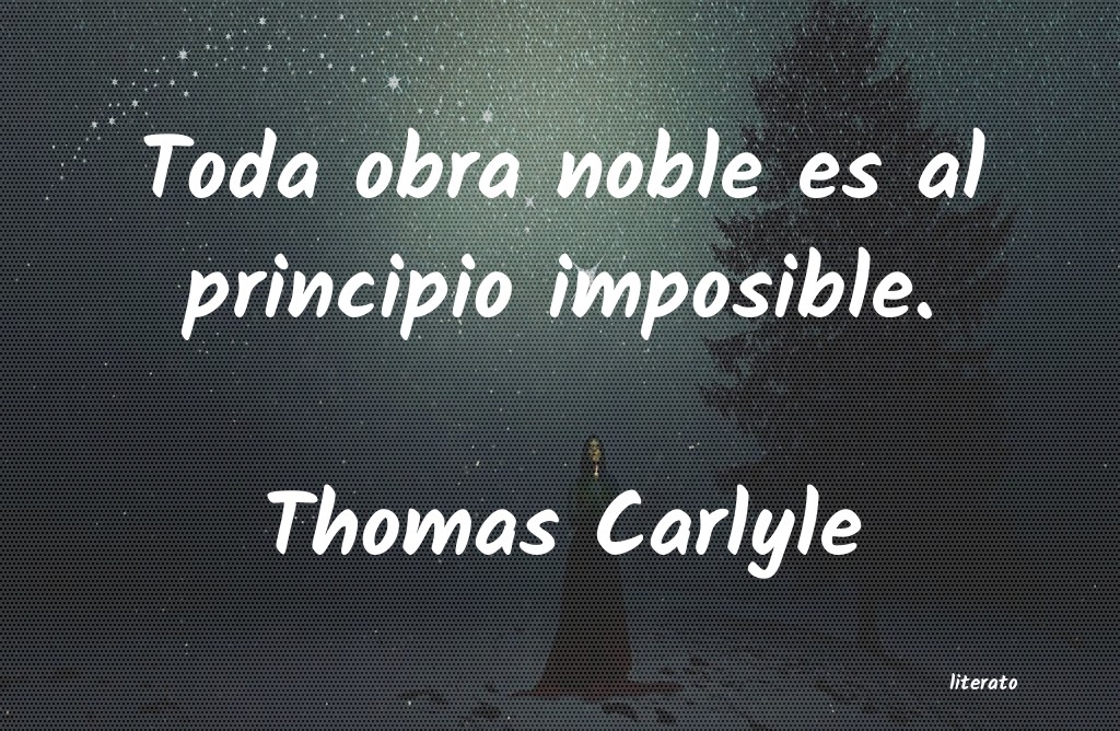 Frases de Thomas Carlyle