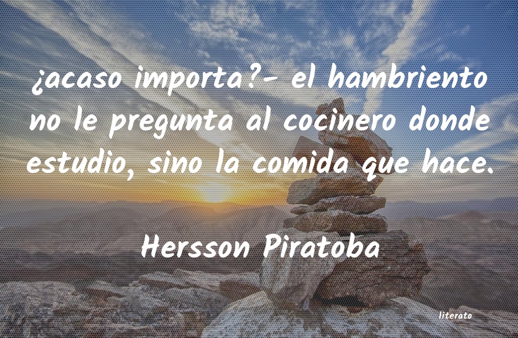 Frases de Hersson Piratoba