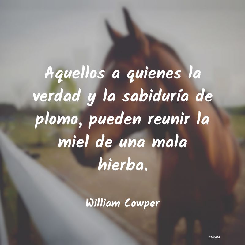 frases de William Cowper