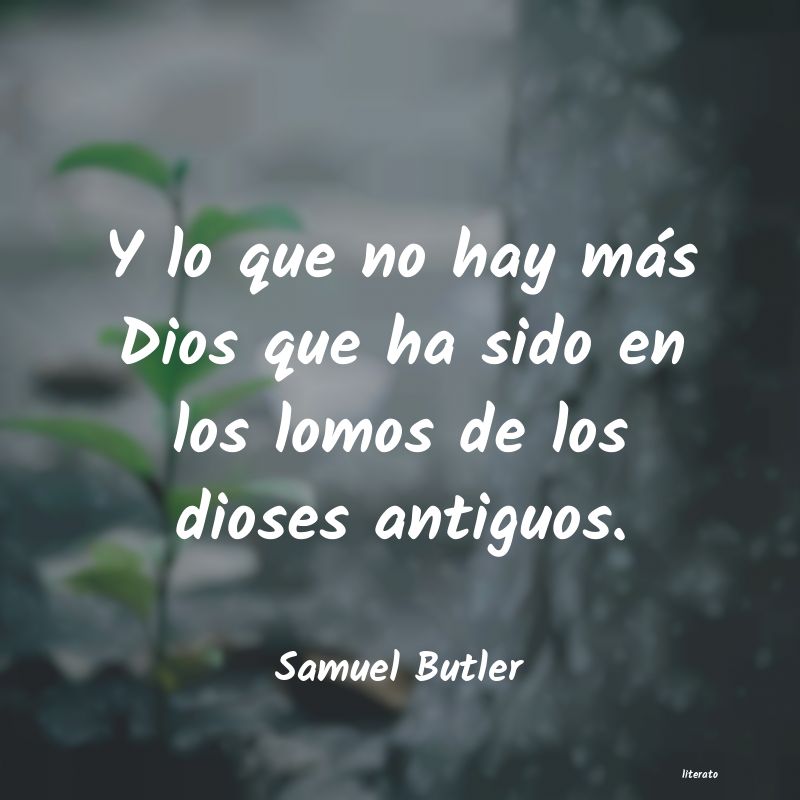 Frases de Samuel Butler