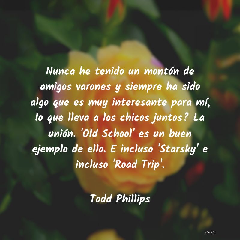 Frases de Todd Phillips