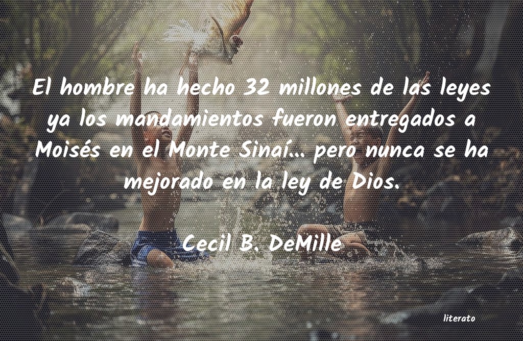 frases de Cecil B. DeMille