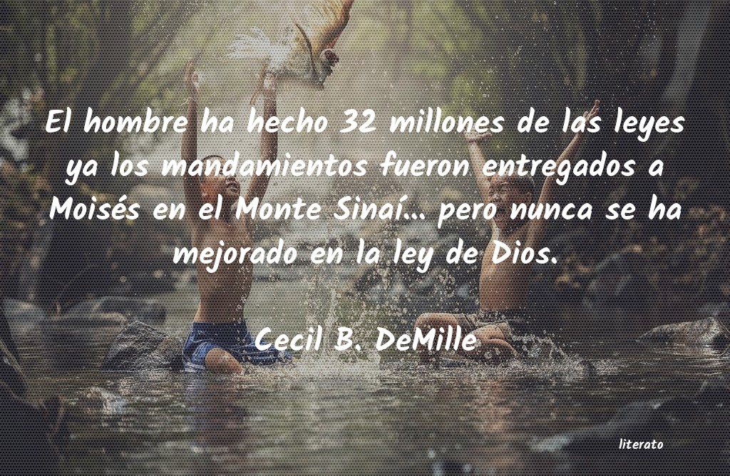 Frases de Cecil B. DeMille