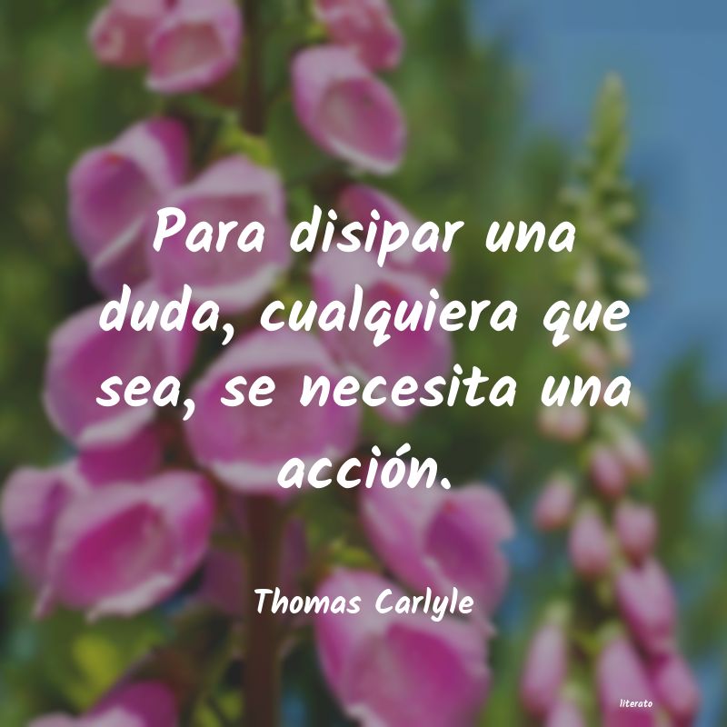 Frases de Thomas Carlyle