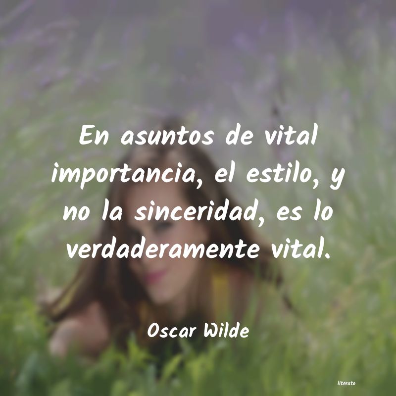 Frases de Oscar Wilde