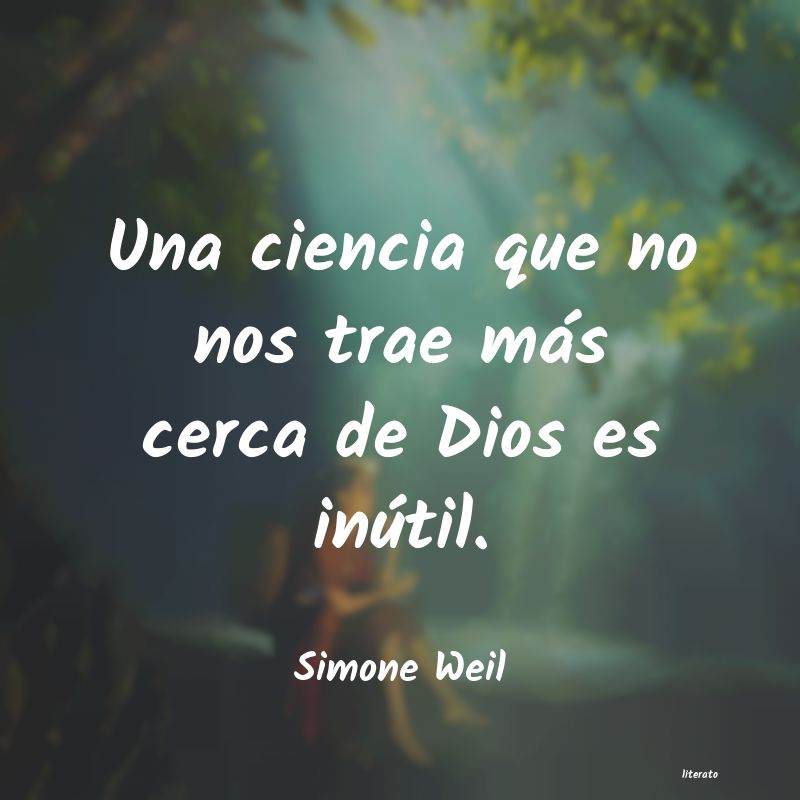 Frases de Simone Weil