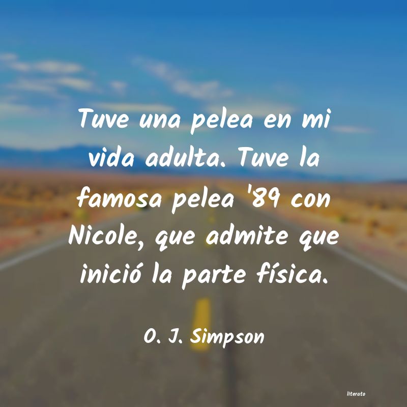 frases de O. J. Simpson