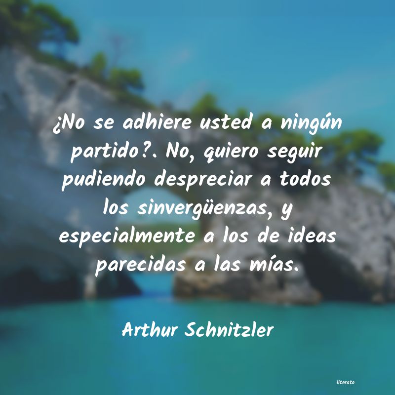 Frases de Arthur Schnitzler