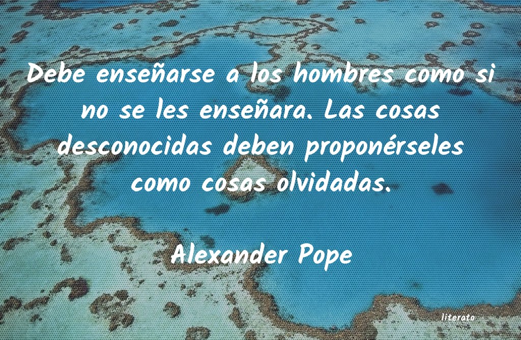 Frases de Alexander Pope