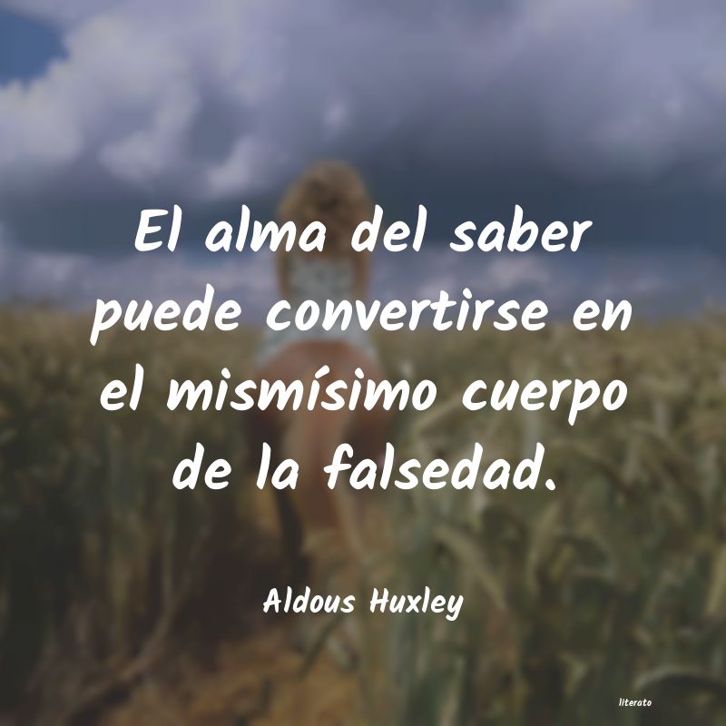 frases de Aldous Huxley