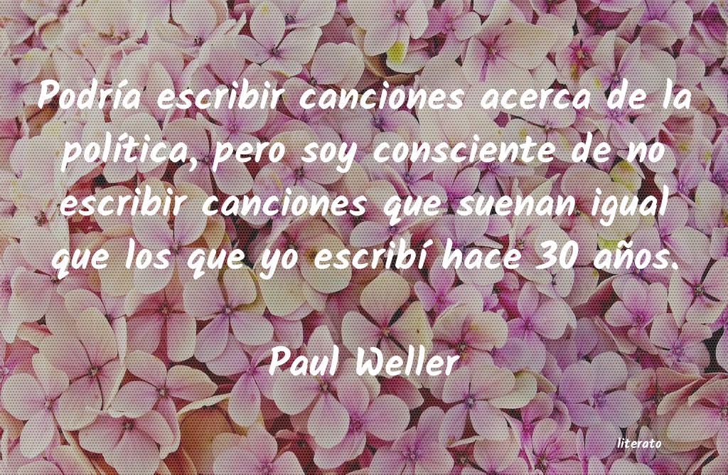frases de Paul Weller