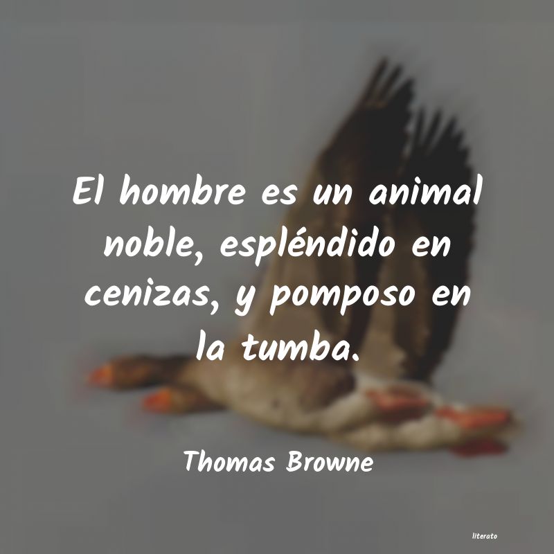 Frases de Thomas Browne