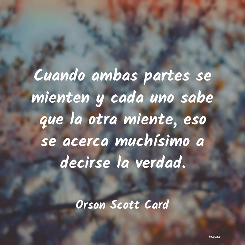 Frases de Orson Scott Card