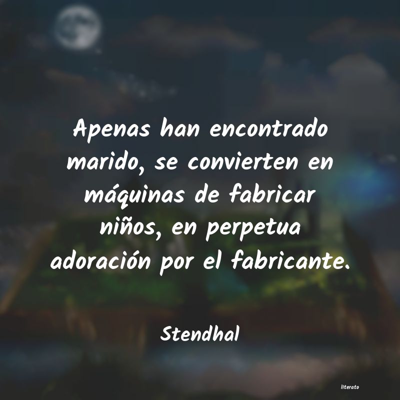 Frases de Stendhal