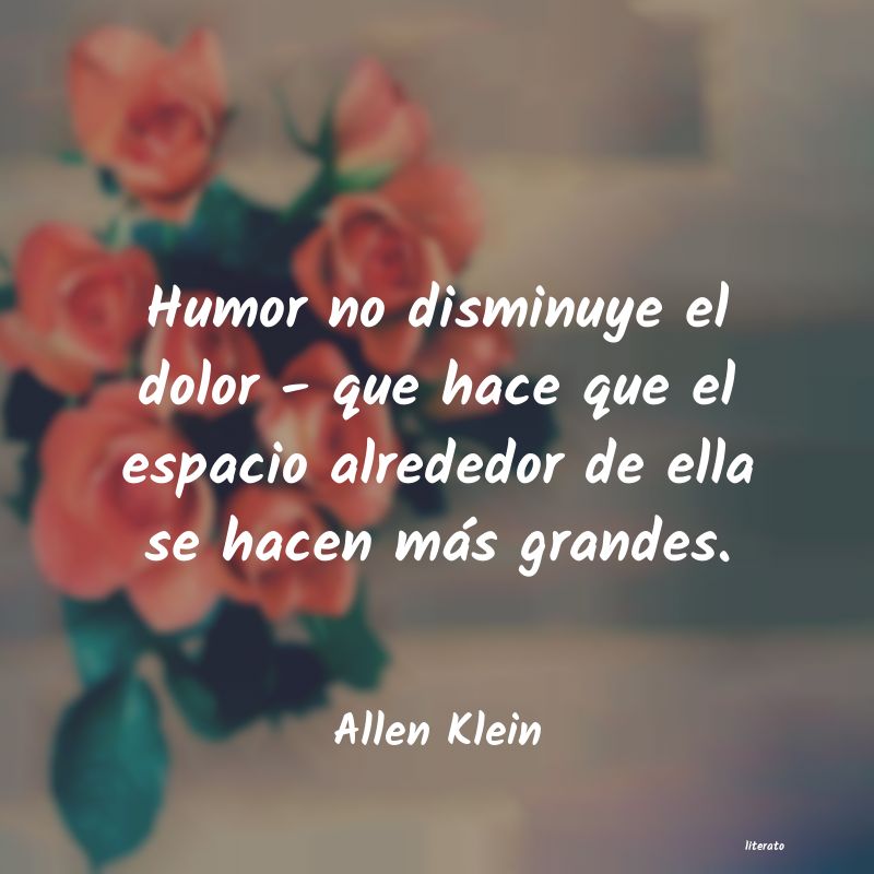 frases de Allen Klein