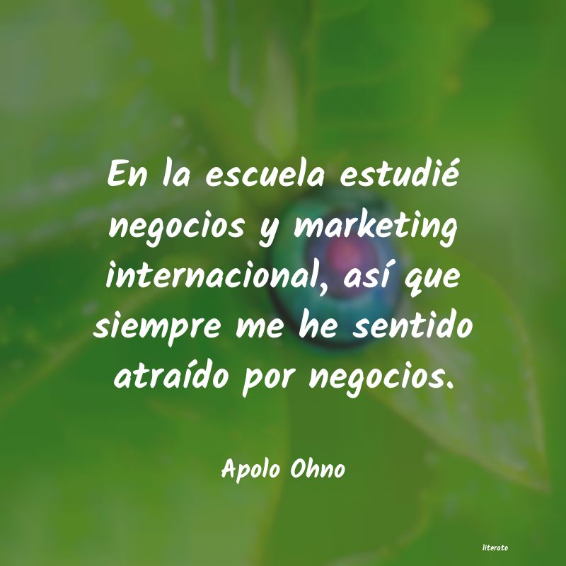 Frases de Apolo Ohno