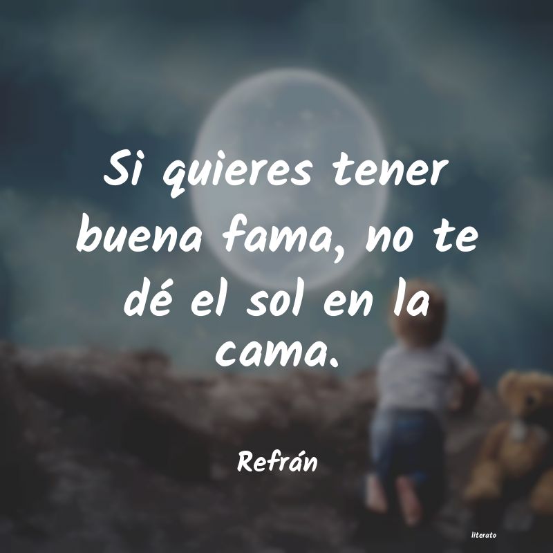 Frases de Refrán