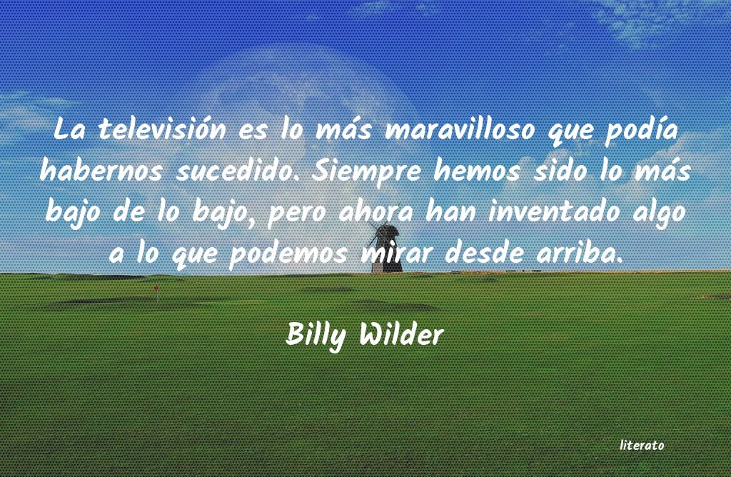 frases de Billy Wilder