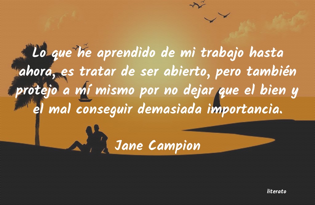 frases de Jane Campion