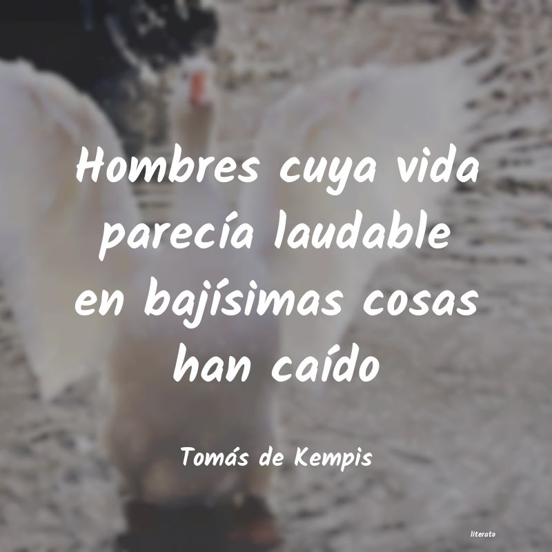 Frases de Tomás de Kempis