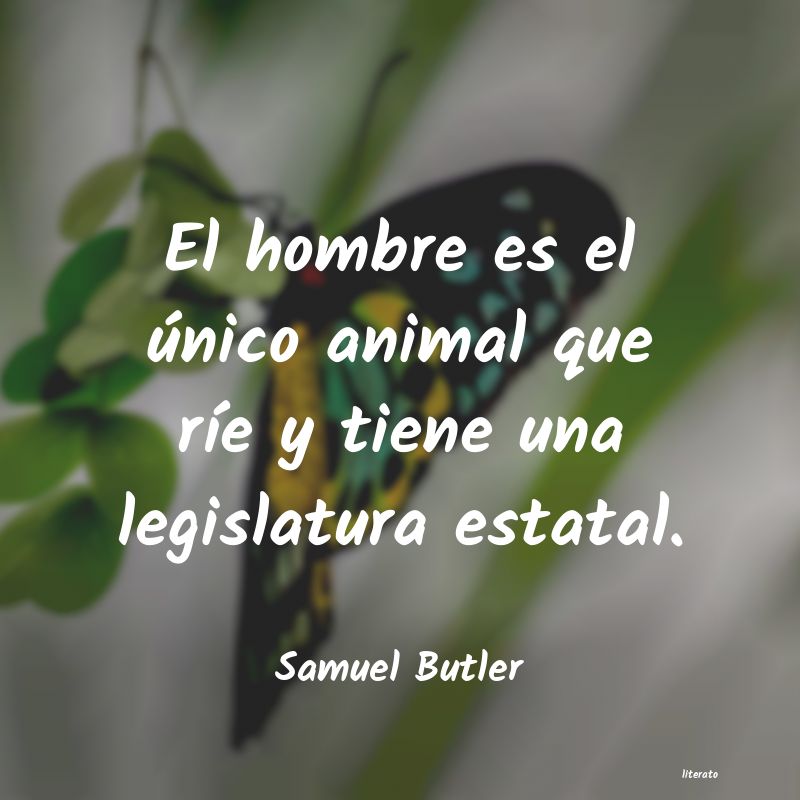 Frases de Samuel Butler