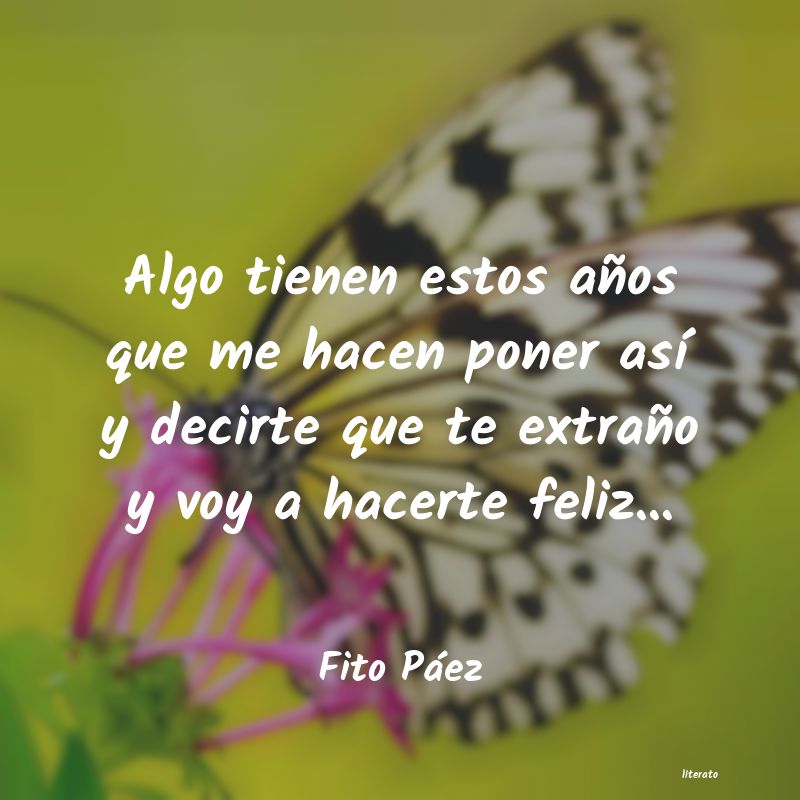 Frases de Fito Páez