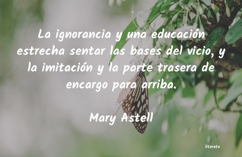 Frases de Mary Astell