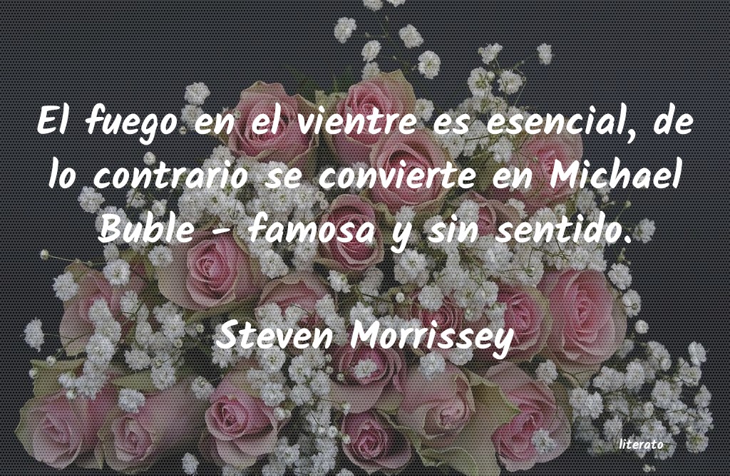 Frases de Steven Morrissey