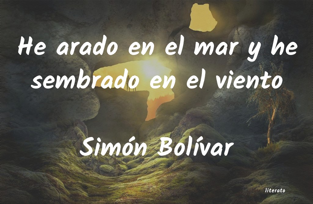 frases de Simón BolÃvar