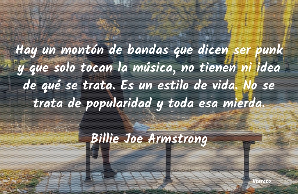 Frases de Billie Joe Armstrong