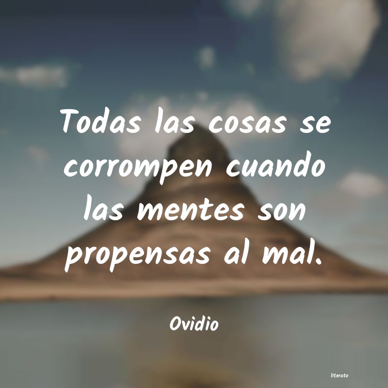 frases de Ovidio