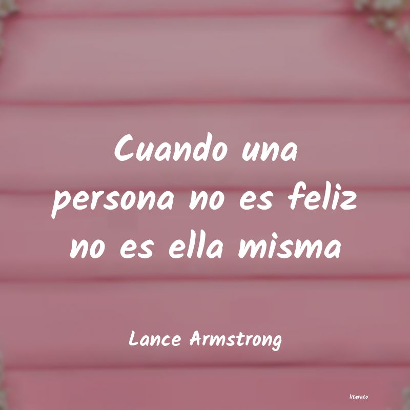 Frases de Lance Armstrong