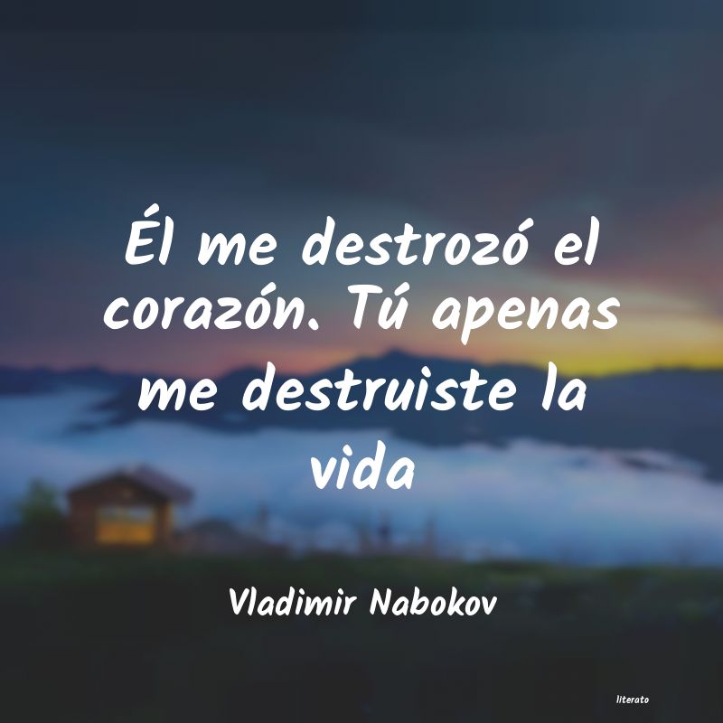 Frases de Vladimir Nabokov