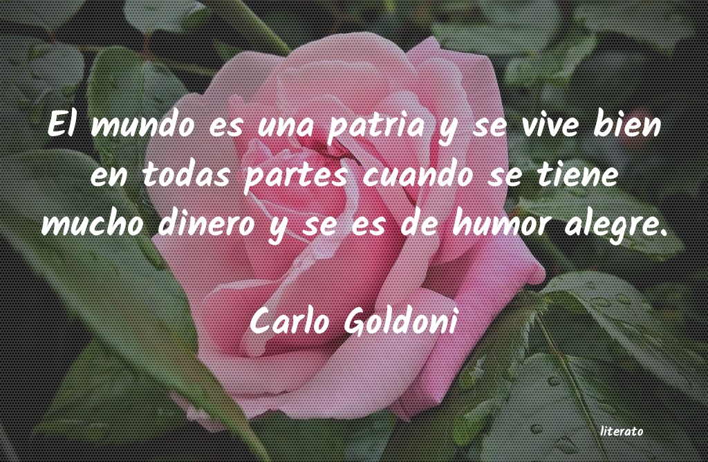 Frases de Carlo Goldoni