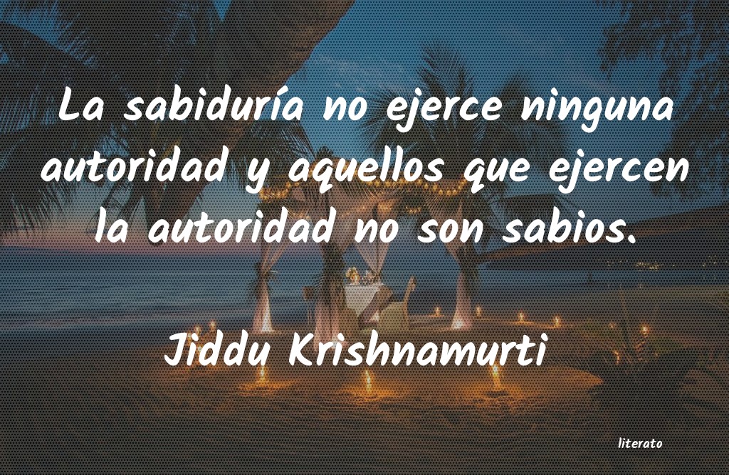 frases de Jiddu Krishnamurti 