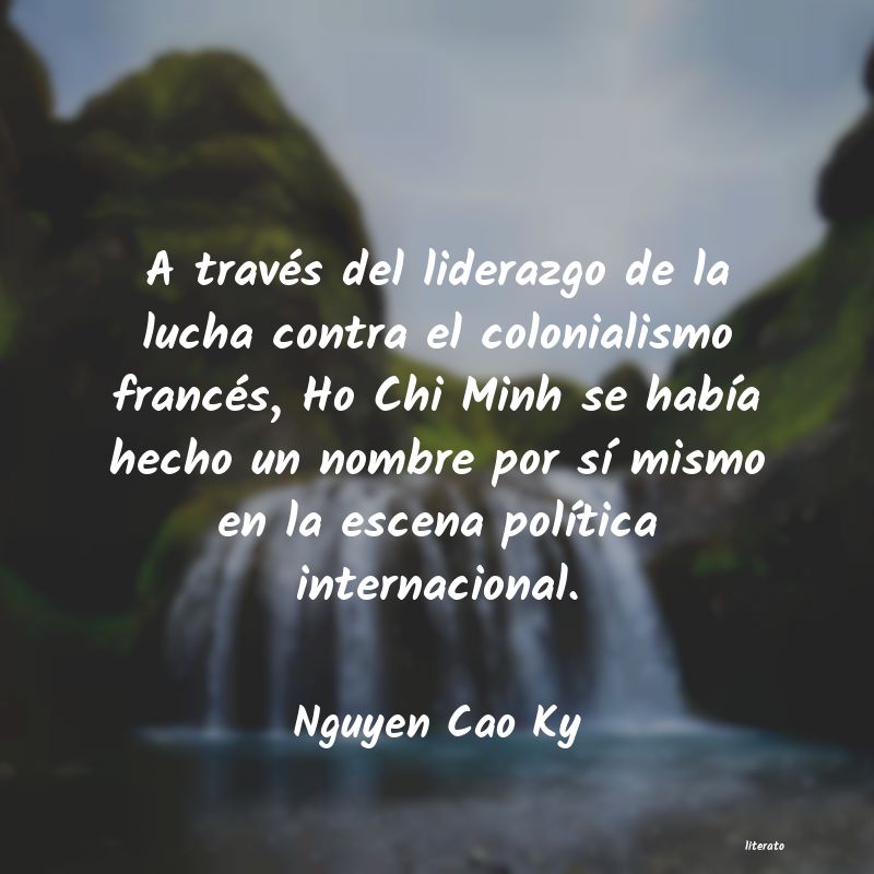 frases de Nguyen Cao Ky