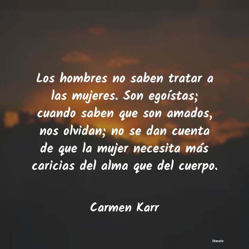 Frases de Carmen Karr
