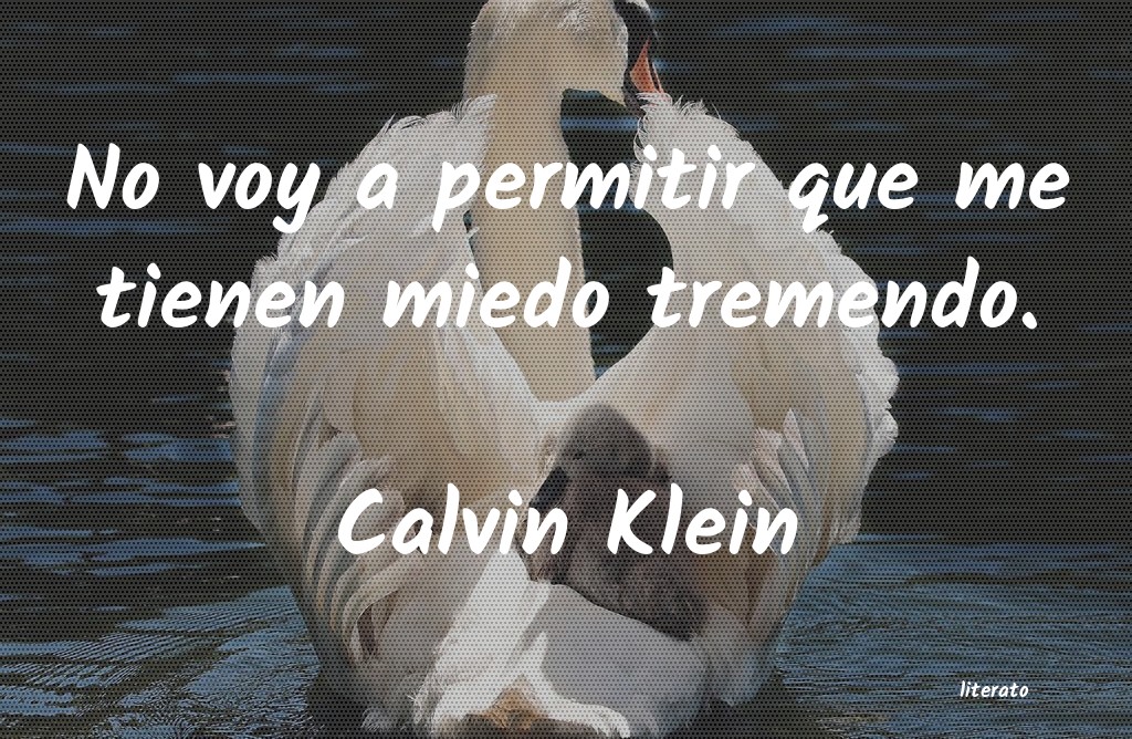 Frases de Calvin Klein