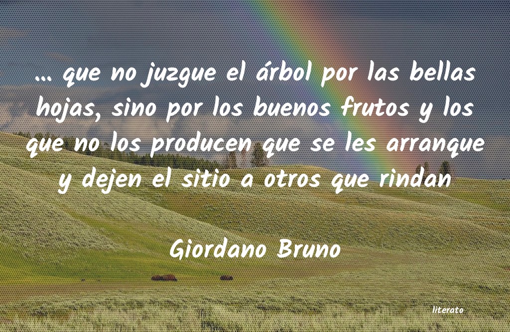 Frases de Giordano Bruno