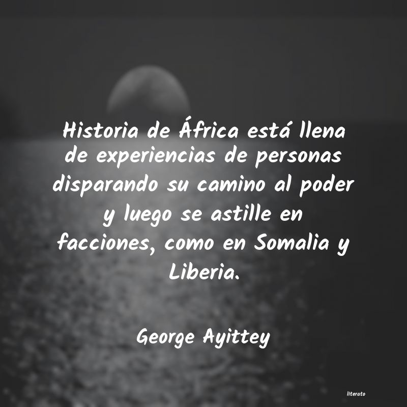 Frases de George Ayittey