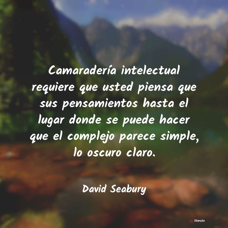 Frases de David Seabury