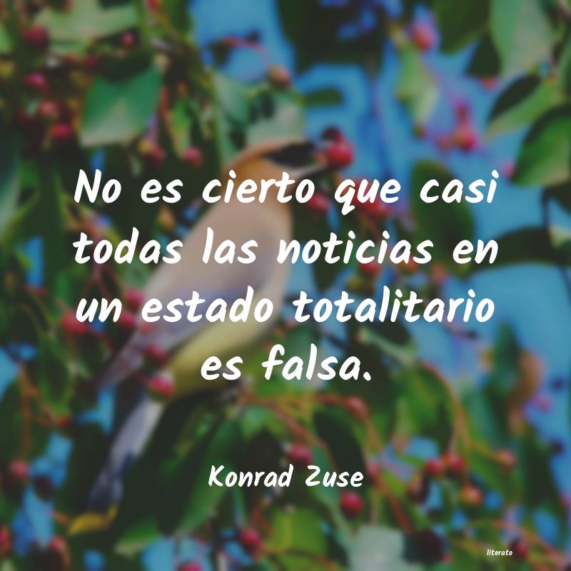 frases de Konrad Zuse