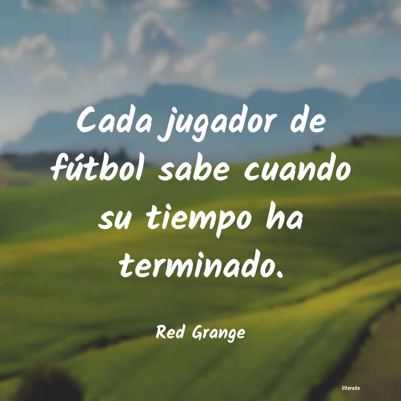 frases de Red Grange