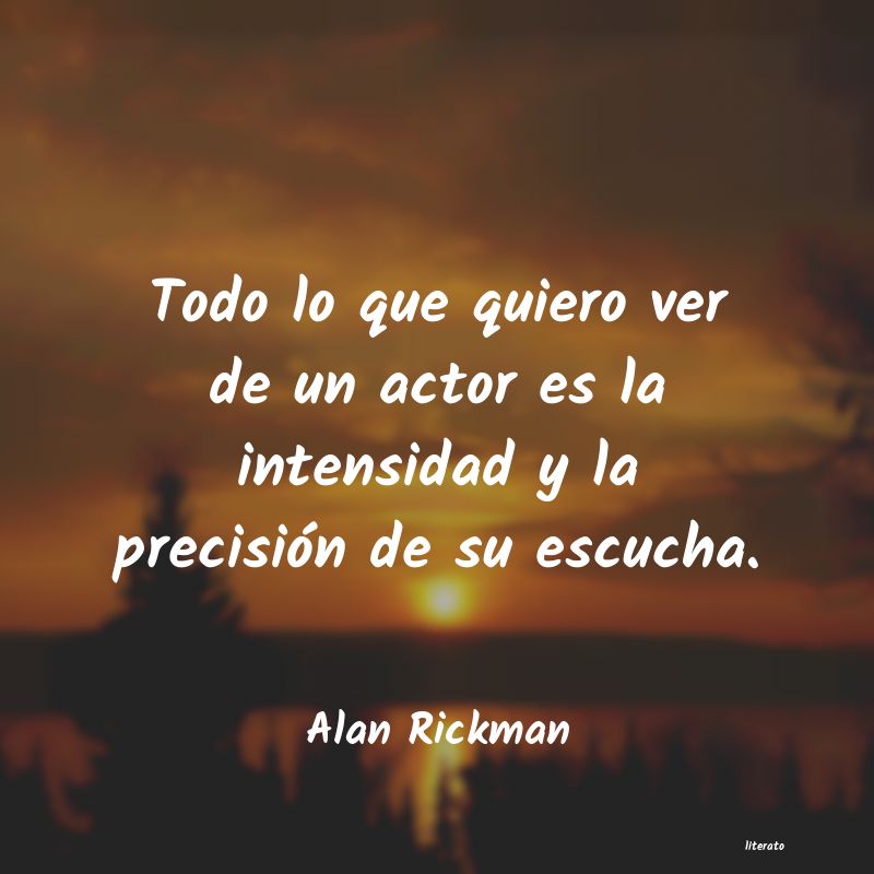 frases de Alan Rickman